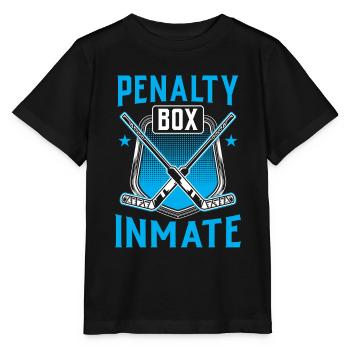 Ice Hockey Penalty Bench Ice Hockey Player Penalty Box - Stanley/Stella MINI CREATOR Kids’ T-Shirt - black - Front - Mikhail (115cm)