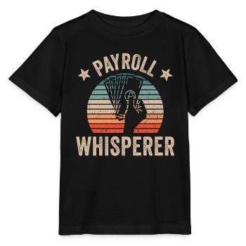 Salary Whisperer HR Hr Human Resources - Stanley/Stella MINI CREATOR Kids’ T-Shirt - black - Front - Mikhail (115cm)