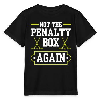 Ice Hockey Penalty Bench Penalty Box Ice Hockey Players - Stanley/Stella MINI CREATOR Kids’ T-Shirt - black - Front - Mikhail (115cm)