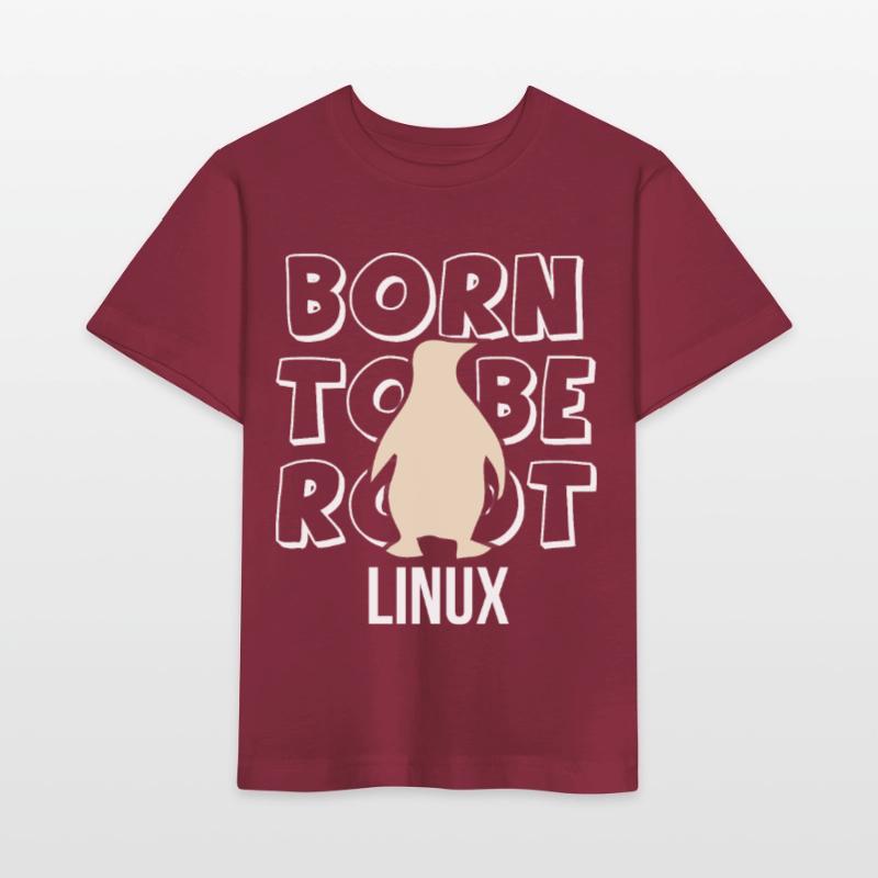 Born to be root Linux Admin for Nerd and Geeks Stanley/Stella MINI CREATOR Kids’ T-Shirt