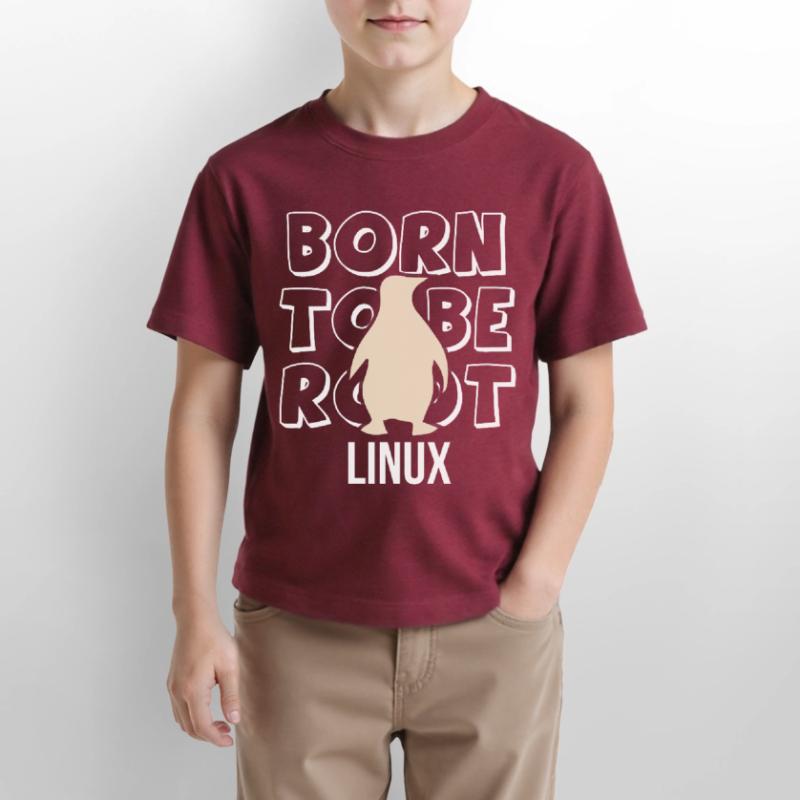 Born to be root Linux Admin for Nerd and Geeks Stanley/Stella MINI CREATOR Kids’ T-Shirt