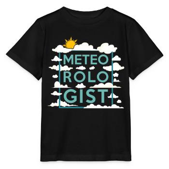 Meteorologist Weather Forecast - Stanley/Stella MINI CREATOR Kids’ T-Shirt - black - Front - Mikhail (115cm)