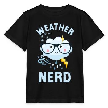 Meteorologist Weather Forecast - Stanley/Stella MINI CREATOR Kids’ T-Shirt - black - Front - Mikhail (115cm)