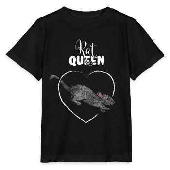 Rats Queen Rat Rat Owner Rat Lover - Stanley/Stella MINI CREATOR Kids’ T-Shirt - black - Front - Mikhail (115cm)