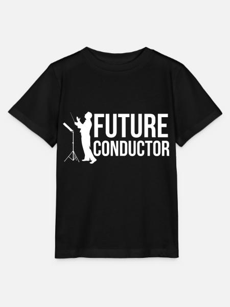 Zukünftiger Dirigent beim Dirigieren - Stanley/Stella Kinder T-Shirt MINI CREATOR  - Schwarz