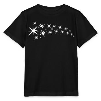Étoiles blanches - T-shirt bio MINI CREATOR Stanley/Stella Enfant - noir - Devant - Mikhail (115cm)