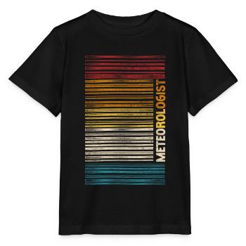 Meteorologist Weather Forecast - Stanley/Stella MINI CREATOR Kids’ T-Shirt - black - Front - Mikhail (115cm)
