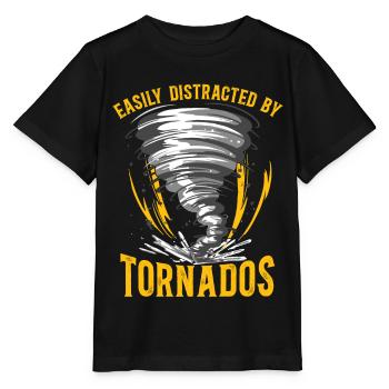 Storm Chaser Hurricane Meteorology - Stanley/Stella Kinder T-Shirt MINI CREATOR  - Schwarz - Vorne - Mikhail (115cm)