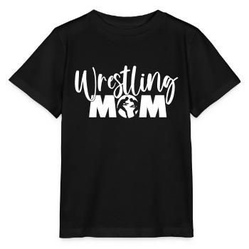 Wrestling Mom Wrestling Wrestling Wrestler Wrestling Wrestling - Stanley/Stella MINI CREATOR Kids’ T-Shirt - black - Front - Mikhail (115cm)