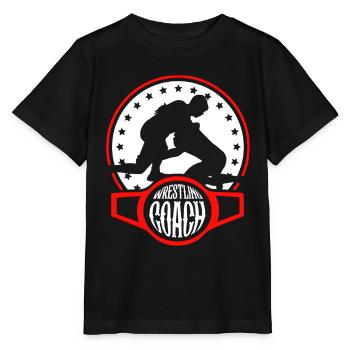 Wrestling Trainer Wrestling Wrestling Wrestler - Stanley/Stella MINI CREATOR Kids’ T-Shirt - black - Front - Mikhail (115cm)