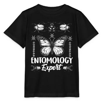 Expert en Entomologie Profession Entomologiste Insectes - T-shirt bio MINI CREATOR Stanley/Stella Enfant - noir - Devant - Mikhail (115cm)