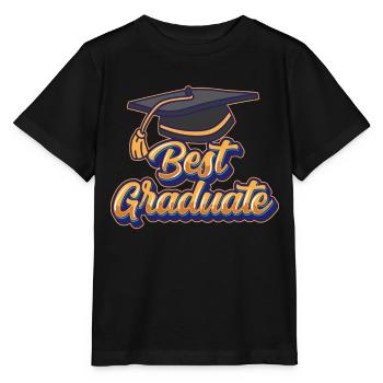 Best Graduate Graduation Party Graduate - Stanley/Stella MINI CREATOR Kids’ T-Shirt - black - Front - Mikhail (115cm)