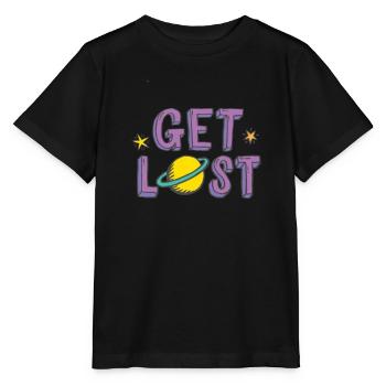 Get Lost - Stanley/Stella MINI CREATOR Kids’ T-Shirt - black - Front - Mikhail (115cm)