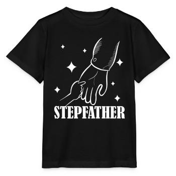 Beau-père Beau-père Fête des pères Beau-père - T-shirt bio MINI CREATOR Stanley/Stella Enfant - noir - Devant - Mikhail (115cm)