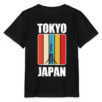Tokyo Japon Tourisme Asie - T-shirt bio MINI CREATOR Stanley/Stella Enfant - noir - Devant - Mikhail (115cm)