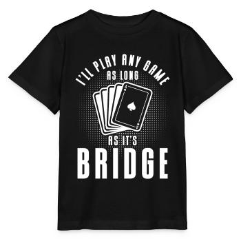 Solange es Bridge ist - Stanley/Stella Kinder T-Shirt MINI CREATOR  - Schwarz - Vorne - Mikhail (115cm)