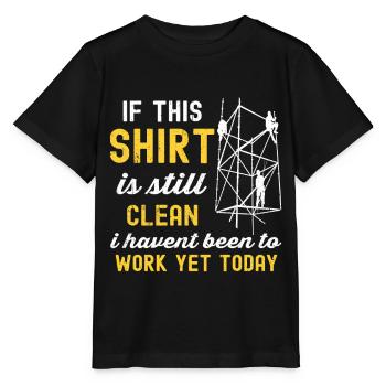 Scaffolding builders - Stanley/Stella MINI CREATOR Kids’ T-Shirt - black - Front - Mikhail (115cm)