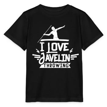 J’adore lancer de javelot lancer de javelot lancer de javelot lancer javelot - T-shirt bio MINI CREATOR Stanley/Stella Enfant - noir - Devant - Mikhail (115cm)