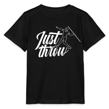 Il suffit de lancer le javelot lancer du javelot lancer du javelot - T-shirt bio MINI CREATOR Stanley/Stella Enfant - noir - Devant - Mikhail (115cm)