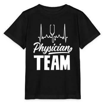 Équipe médicale Médecin Médecin Médecin Médecine Médecine - T-shirt bio MINI CREATOR Stanley/Stella Enfant - noir - Devant - Mikhail (115cm)