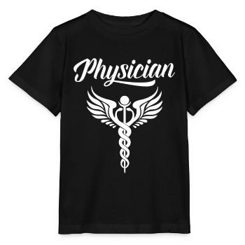 Médecin Médecin Profession médicale - T-shirt bio MINI CREATOR Stanley/Stella Enfant - noir - Devant - Mikhail (115cm)