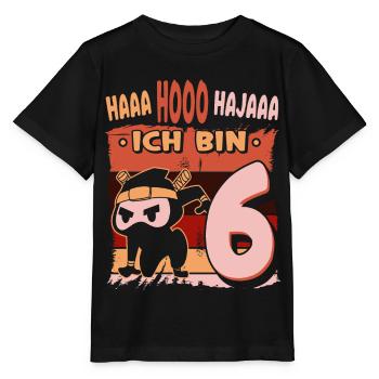 Sechster Geburtstag Junge 6 Jahre Alt - Stanley/Stella Kinder T-Shirt MINI CREATOR  - Schwarz - Vorne - Mikhail (115cm)