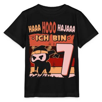 Siebter Geburtstag Junge 7 Jahre Alt - Stanley/Stella Kinder T-Shirt MINI CREATOR  - Schwarz - Vorne - Mikhail (115cm)