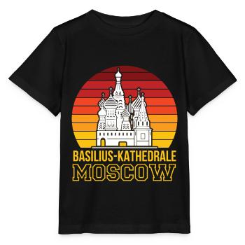 Basilius Kathedrale Moskau Christ Russland - Stanley/Stella Kinder T-Shirt MINI CREATOR  - Schwarz - Vorne - Mikhail (115cm)