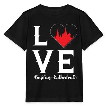 Basilius Kathedrale Love Russland Moskau - Stanley/Stella Kinder T-Shirt MINI CREATOR  - Schwarz - Vorne - Mikhail (115cm)