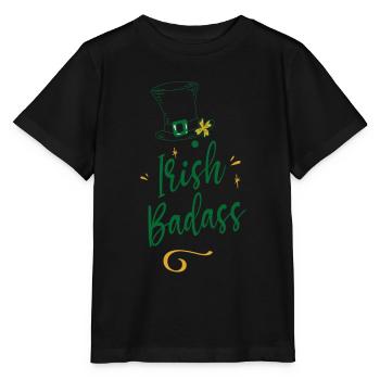 Irish Badass Gaelic Ireland Irish Irish - Stanley/Stella MINI CREATOR Kids’ T-Shirt - black - Front - Mikhail (115cm)