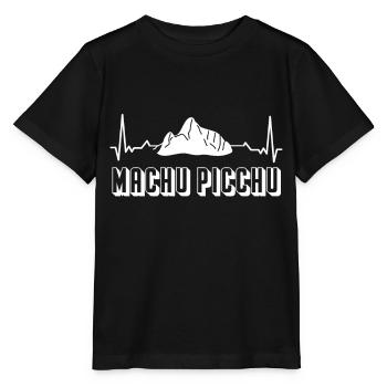Inkareich Machu Picchu Peru Ruinenstadt Inka - Stanley/Stella Kinder T-Shirt MINI CREATOR  - Schwarz - Vorne - Mikhail (115cm)