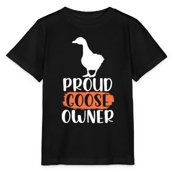 Proud Goose Owner Geese Owner Animal Goose - Stanley/Stella MINI CREATOR Kids’ T-Shirt - black - Front - Mikhail (115cm)