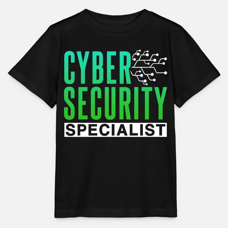 Cybersecurity Spezialist Hack Hacker IT Sicherheit - Stanley/Stella Kinder T-Shirt MINI CREATOR - Schwarz