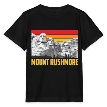 Mount Rushmore South Dakota Lincoln Denkmal - Stanley/Stella Kinder T-Shirt MINI CREATOR  - Schwarz - Vorne - Mikhail (115cm)