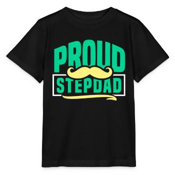Fier beau-père Beau-père Beau-père Fête des pères - T-shirt bio MINI CREATOR Stanley/Stella Enfant - noir - Devant - Mikhail (115cm)