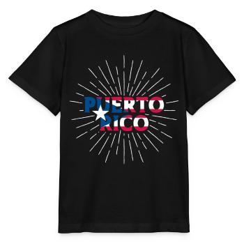 Porto Rico Porto Rico Origine - T-shirt bio MINI CREATOR Stanley/Stella Enfant - noir - Devant - Mikhail (115cm)