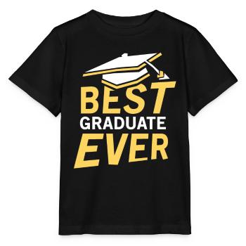 Meilleur diplômé de tous les temps Diplômés diplômés - T-shirt bio MINI CREATOR Stanley/Stella Enfant - noir - Devant - Mikhail (115cm)