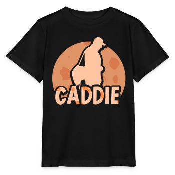 Caddie Profession Golfer Golfer Golfing - Stanley/Stella MINI CREATOR Kids’ T-Shirt - black - Front - Mikhail (115cm)