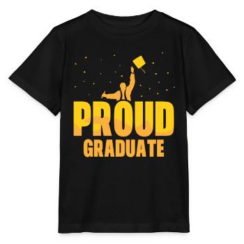 Fier diplômé de la fête de remise des diplômes - T-shirt bio MINI CREATOR Stanley/Stella Enfant - noir - Devant - Mikhail (115cm)