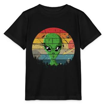 Alien Geschenk Außerirdische Ufo Area 51 Sci-fi - Stanley/Stella Kinder T-Shirt MINI CREATOR  - Schwarz - Vorne - Mikhail (115cm)