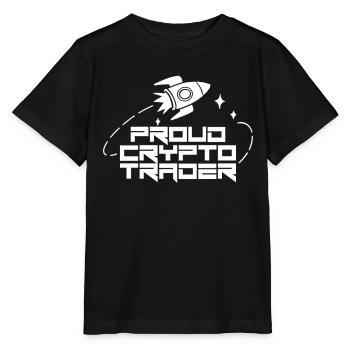 Proud Crypto Trader Trade Crypto Trading - Stanley/Stella MINI CREATOR Kids’ T-Shirt - black - Front - Mikhail (115cm)