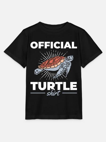 Offizielles Schildkrötenhemd Schildkrötenliebhaber - Stanley/Stella T-shirt MINI CREATOR til børn - sort