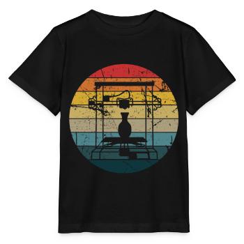 3d Printer - Stanley/Stella MINI CREATOR Kids’ T-Shirt - black - Front - Mikhail (115cm)