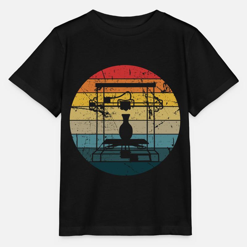 3d Printer - Stanley/Stella MINI CREATOR Kids’ T-Shirt - black