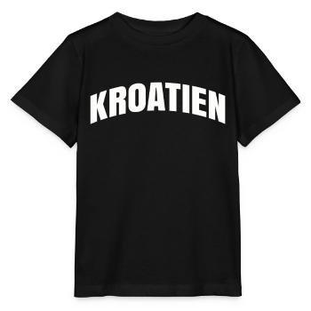 Kroatien - Stanley/Stella Kinder T-Shirt MINI CREATOR  - Schwarz - Vorne - Mikhail (115cm)