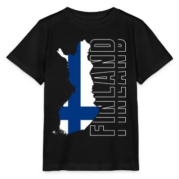Finland - Stanley/Stella MINI CREATOR Kids’ T-Shirt - black - Front - Mikhail (115cm)