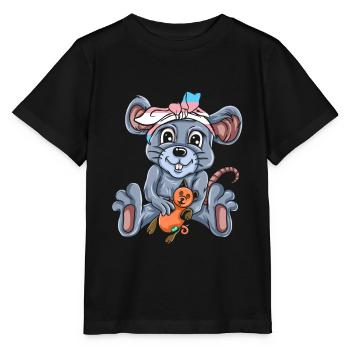 Mouse - Stanley/Stella MINI CREATOR Kids’ T-Shirt - black - Front - Mikhail (115cm)