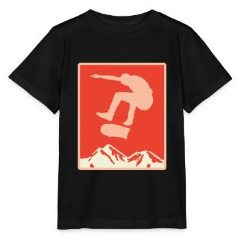 Skater Skateboard Cadeau Halfpipe Sk8 Ollie - T-shirt bio MINI CREATOR Stanley/Stella Enfant - noir - Devant - Mikhail (115cm)