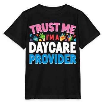 Childcare Daycare Provider Teacher - Stanley/Stella MINI CREATOR Kids’ T-Shirt - black - Front - Mikhail (115cm)