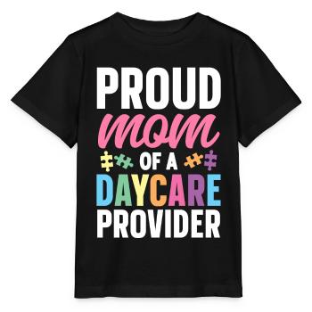 Childcare Daycare Provider Teacher - Stanley/Stella MINI CREATOR Kids’ T-Shirt - black - Front - Mikhail (115cm)